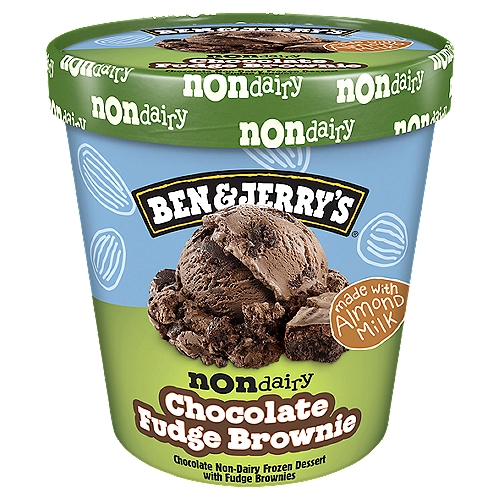 Decadent chocolate with fabulously fudgy brownies in a 100% vegan-certified Non-Dairy version of a Ben & Jerry's hit flavor. Some might call it impossible, we just call it dessert.