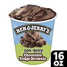 Ben & Jerry's Non-Dairy Chocolate Fudge Brownie Frozen Dessert, 1 pint, 16 Ounce