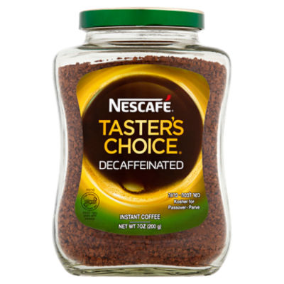 Nescafé Tasters Choice Decaffeinated Instant Coffee, 7 oz