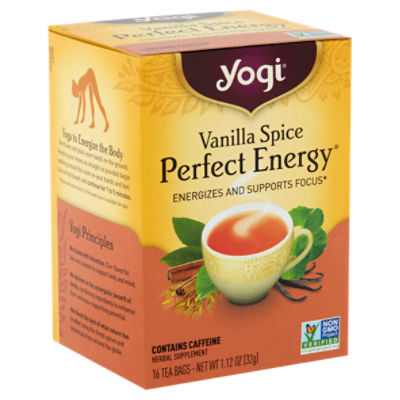 Yogi Vanilla Spice Perfect Energy Herbal Supplement, 1.12 oz