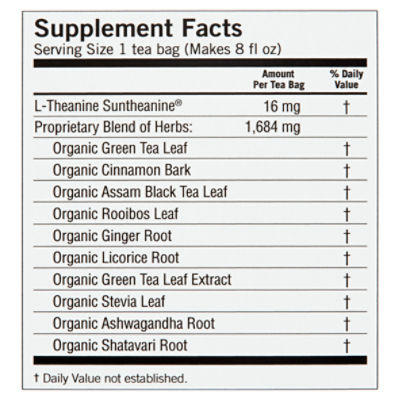 Yogi Vanilla Spice Perfect Energy Herbal Supplement, 1.12 oz