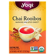 Yogi Tea Bags Chai Rooibos, 16 Each