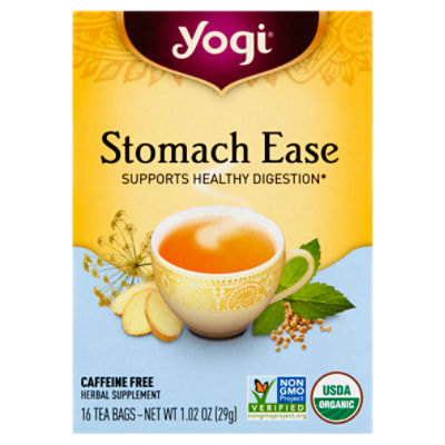 Yogi Stomach Ease Tea Bags, 16 count, 1.02 oz