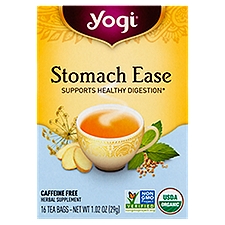 Yogi Stomach Ease, Tea Bags, 16 Each