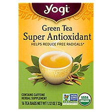 Yogi Green Tea Super Antioxidant, Tea Bags, 1.12 Ounce