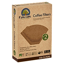 If You Care No. 2 Coffee Filters, 100 count