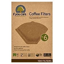 If You Care No. 6 Coffee Filters, 100 count