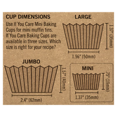 Paper Baking Cups - Compostable Cupcake Liners - Go-Compost