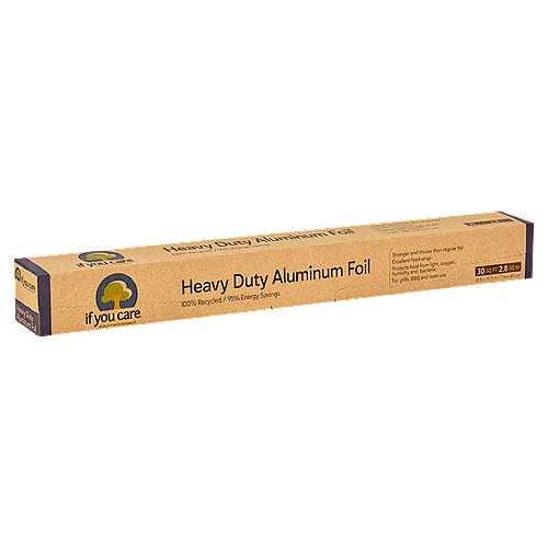 If You Care 100% Recycled Heavy Duty Aluminum Foil, 30 sq ft