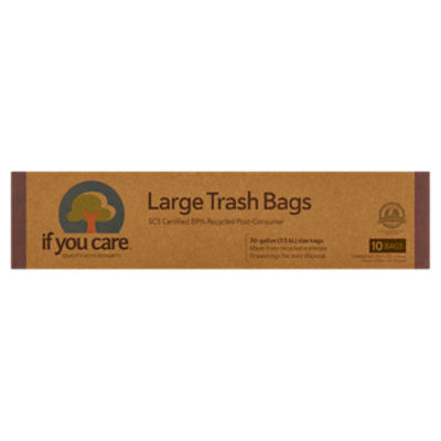 If You Care 30gallon Large Trash Bags, 10 count