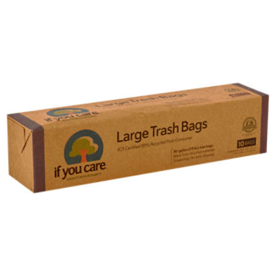 If You Care 30-Gallon Recycled Trash Bags - 10 count