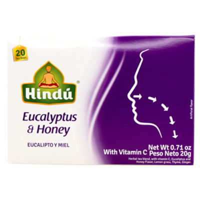 Hindú Eucalyptus & Honey Herbal Tea Blend, 20 count, 0.71 oz