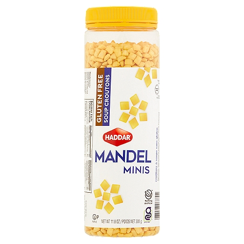 Haddar Mandel Minis Soup Croutons, 11.8 oz