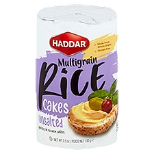 Haddar Unsalted Multigrain Rice Cakes, 3.5 oz