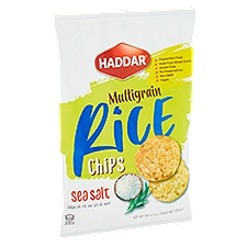 Haddar Sea Salt Multigrain Rice Chips, 4.2 oz