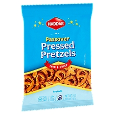 Haddar Thin & Crisp Passover Pressed Pretzels, 5 oz