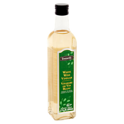 Haddar White Wine Vinegar, 17 oz