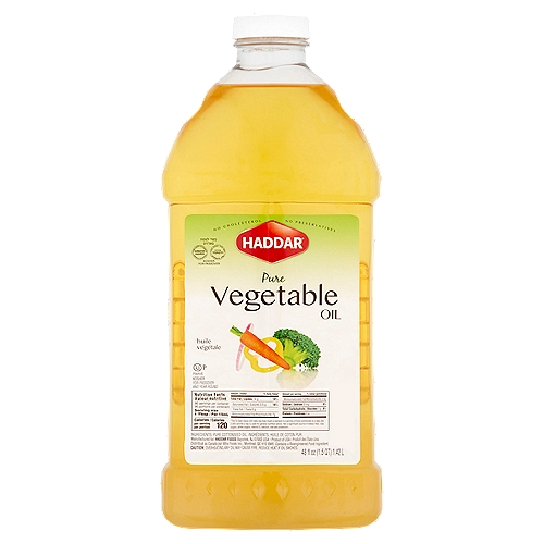 Haddar Pure Vegetable Oil, 48 fl oz
