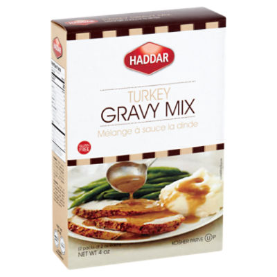 Haddar Turkey Gravy Mix, 2 oz, 2 count