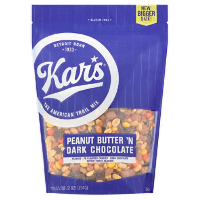 Kar's Peanut Butter 'n Dark Chocolate Peanuts Trail Mix, 28 oz