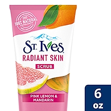 St. Ives Radiant Skin Pink Lemon & Mandarin, Scrub, 6 Ounce