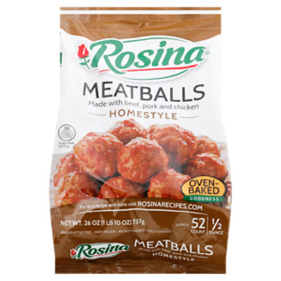 Rosina Homestyle Meatballs, 26 oz ShopRite