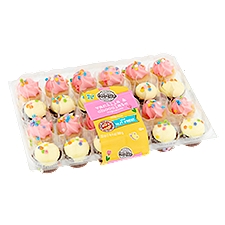 Two-Bite Vanilla and Chocolate Spring Cupcakes, 20 oz, 20 Ounce