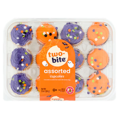 Two-Bite Assorted Cupcakes, 10 oz