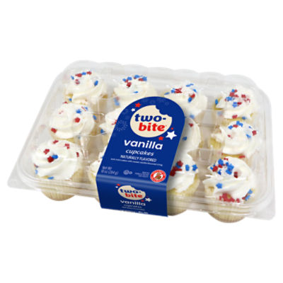 Two-Bite Vanilla Cupcakes, 10 oz