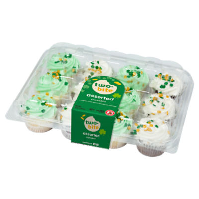 Two-Bite Assorted Cupcakes, 10 oz, 10 Ounce