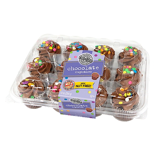 Two-Bite Original Chocolate Cupcakes, 12 count, 10 oz
