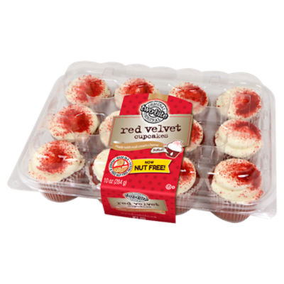 Two-Bite Original Red Velvet Cupcakes, 10 oz