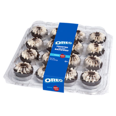 Oreo Frosted Two-Bite Brownies, 14 oz, 14 Ounce