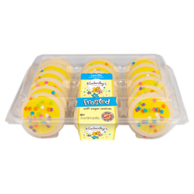 Kimberley's Bakeshoppe Vanilla Frosted Soft Sugar Cookies, 24.3 oz