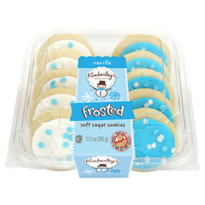 Kimberley's Bakeshoppe Vanilla Frosted Soft Sugar Cookies, 13.5 oz