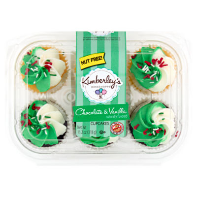 Kimberley's Bakeshoppe Chocolate & Vanilla Cupcakes, 11.2 oz