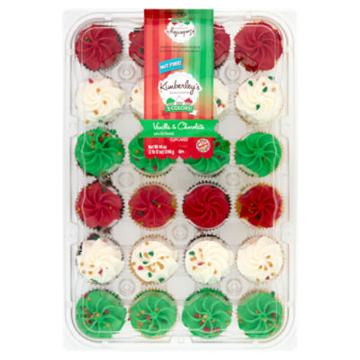 Kimberley's Bakeshoppe 3 Colors! Vanilla & Chocolate Cupcakes, 44 oz