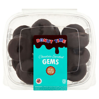 Donut Time Chocolate Enrobed Gems, 11 oz, 11 Ounce