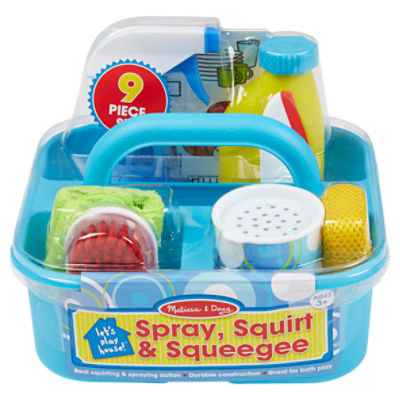 Melissa & Doug Let's Play House! Spray, Squirt & Squeegee Play Set