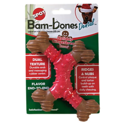 Spot Bam-bones Dental Chewy Toy Under 25 lbs