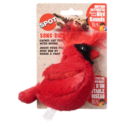 Bottle Bird Cardinal Dog Toy