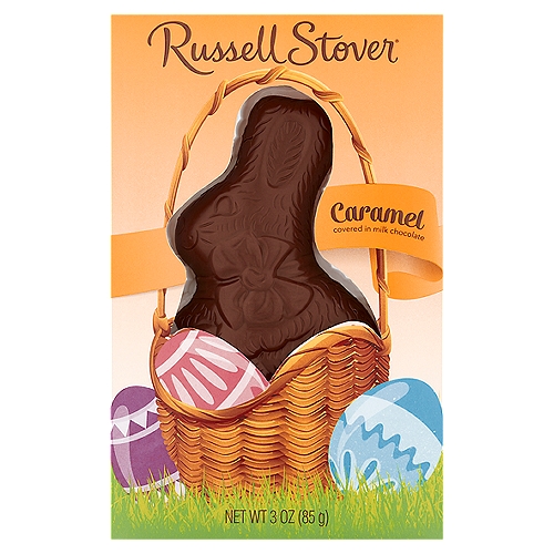 Russell Stover Caramel Covered in Milk Chocolate, 3 oz