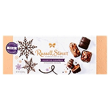 Russell Stover Assorted Caramels in Milk & Dark Chocolate, 14 count, 9 oz