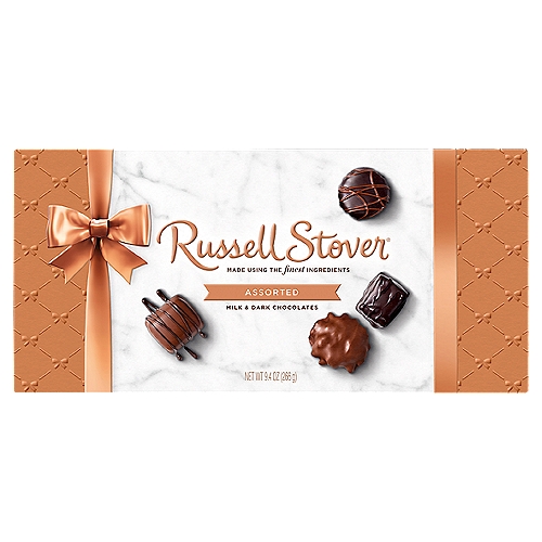 Russell Stover Assorted Milk & Dark Chocolates, 17 count, 9.4 oz
