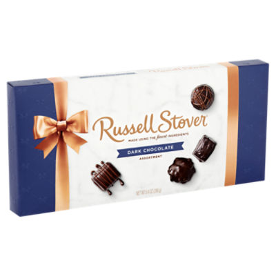 Russell Stover Assortment Dark Chocolate, 16 count, 9.4 oz