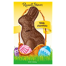 Russell Stover Solid Milk Chocolate Easter Bunny, 11 oz