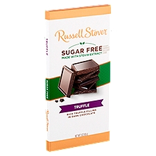 Russell Stover Dark Chocolate Sugar Free Truffle, 3 Ounce