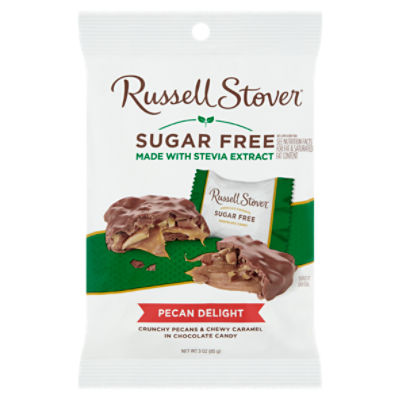 Russell Stover Sugar Free Pecan Delight Candy, 3 oz