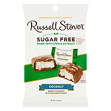 Russell Stover Sugar Free Coconut Chocolate Candy, 3 oz
