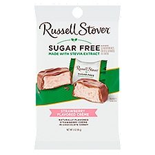 Russell Stover Sugar Free Strawberry Flavored Crème, Chocolate Candy, 3 Ounce
